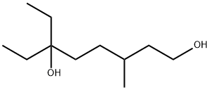 6-ethyl-3-methyloctane-1,6-diol Struktur