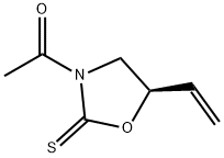 2-Oxazolidinethione, 3-acetyl-5-ethenyl-, (5R)- (9CI) Struktur