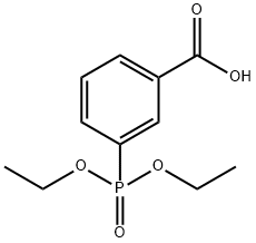 Diethyl (3-carboxyphenyl)phosphonate Struktur