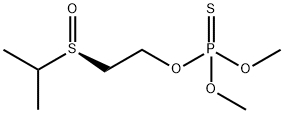 S-[2-(isopropylsulphinyl)ethyl] O,O-dimethyl phosphorothioate Struktur