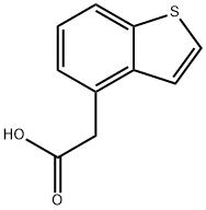 4-(benzo(b)thienyl)acetic acid  Struktur