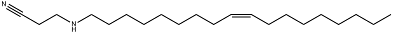 (Z)-3-(9-octadecenylamino)propiononitrile  Struktur