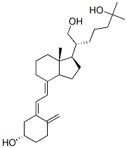 21,25-Dihydroxycholecalciferol Struktur