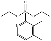 (3,4-Dimethyl-2-pyridyl)phosphonic acid diethyl ester Struktur