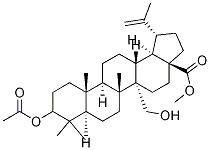 3-Acetoxy-27-hydroxy-20(29)-lupen
-28-oic acid methyl ester Struktur