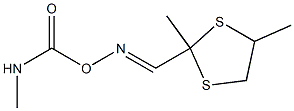 [(2,4-dimethyl-1,3-dithiolan-2-yl)methylideneamino] N-methylcarbamate Struktur