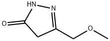 3H-Pyrazol-3-one, 2,4-dihydro-5-(methoxymethyl)- (9CI) Struktur