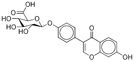 Daidzein 4’-β-D-Glucuronide Struktur