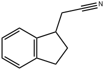 2,3-DIHYDRO-1H-INDEN-1-YLACETONITRILE Struktur