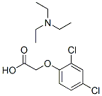 2-(2,4-dichlorophenoxy)acetic acid: N,N-diethylethanamine Struktur