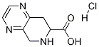 Pyrido[3,4-b]pyrazine-7-carboxylic acid, 5,6,7,8-tetrahydro-, hydrochloride Struktur