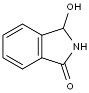 2,3-dihydro-3-hydroxy-1H-isoindol-1-one  Struktur