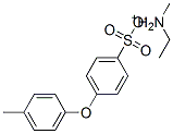 ALPHA-TRIMETHYLAMMONIUM4-TOLYOXY-4-BENZENESULFONATE Struktur