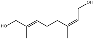 (E,Z)-2,6-Dimethyl-2,6-octadiene-1,8-diol Struktur