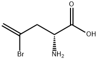 D-2-AMINO-4-BROMO-4-PENTENOIC ACID Struktur