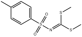 N-[BIS(METHYLTHIO)METHYLENE]-P-TOLUENESULFONAMIDE Struktur