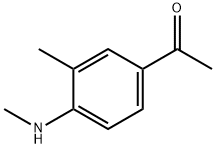 Ethanone, 1-[3-methyl-4-(methylamino)phenyl]- (9CI) Struktur