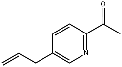 Ethanone, 1-[5-(2-propenyl)-2-pyridinyl]- (9CI) Struktur