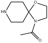 1-Oxa-4,8-diazaspiro[4.5]decane,  4-acetyl-  (9CI) Struktur