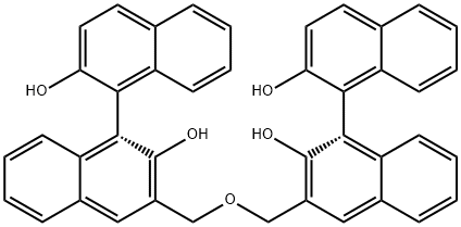 3,3''-[OXYBIS(METHYLENE)]BIS-(1R,1''R)-1,1''-BI-2-NAPHTHOL Struktur