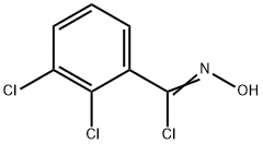 2,3-DICHLORO-N-HYDROXYBENZENECARBOXIMIDOYL CHLORIDE Struktur