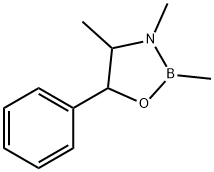 5-Phenyl-2,3,4-trimethyl-1,3,2-oxazaborolidine Struktur