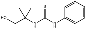 1-(1-HYDROXY-2-METHYLPROPAN-2-YL)-3-PHENYLTHIOUREA Struktur