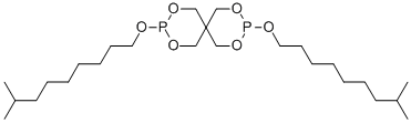 3,9-bis(isodecyloxy)-2,4,8,10-tetraoxa-3,9-diphosphaspiro[5.5]undecane Struktur