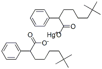 (neodecanoato-O)phenylmercury Struktur