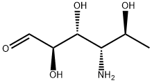 4-Amino-4,6-dideoxy-L-mannose Struktur