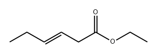 ETHYL 3-HEXENOATE Struktur