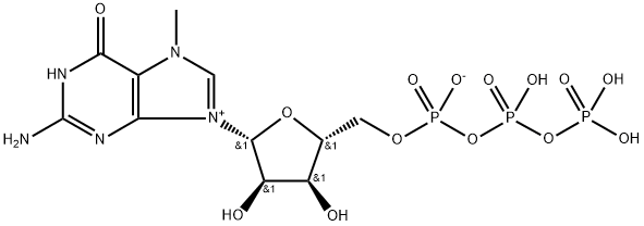 7-methylguanosine triphosphate Struktur