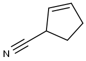 2-Cyclopentene-1-carbonitrile Struktur