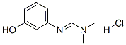 N'-(3-hydroxyphenyl)-N,N-dimethylformamidine monohydrochloride  Struktur