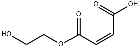 (2-hydroxyethyl) hydrogen maleate Struktur