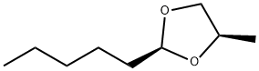 cis-4-methyl-2-pentyl-1,3-dioxolane Struktur