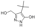 4-TERT-BUTYL-3-(HYDROXYMETHYL)-1H-PYRAZOL-5-OL Struktur