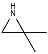 2,2-dimethylaziridine  Struktur