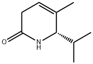 2(1H)-Pyridinone,3,6-dihydro-5-methyl-6-(1-methylethyl)-,(6S)-(9CI) Struktur