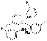 Borate(1-), tetrakis(3-fluorophenyl)-, sodiuM(1:1) Struktur