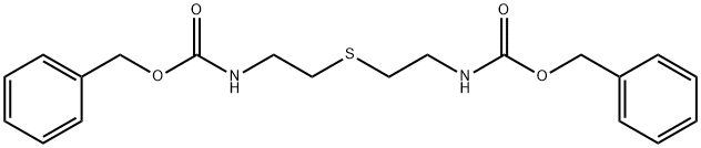 N,N'-(Thiobisethylene)biscarbamic acid dibenzyl ester Struktur