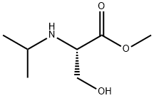 Serine, N-(1-methylethyl)-, methyl ester (9CI) Struktur