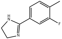 1H-Imidazole,  2-(3-fluoro-4-methylphenyl)-4,5-dihydro- Struktur