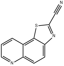 Thiazolo[5,4-f]quinoline-2-carbonitrile (9CI) Struktur