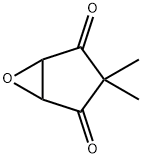 6-Oxabicyclo[3.1.0]hexane-2,4-dione,  3,3-dimethyl- Struktur