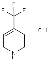 1,2,3,6-Tetrahydro-4-(trifluoromethyl)pyridine hydrochloride Struktur