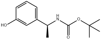 TERT-BUTYL [(1S)-1-(3-HYDROXYPHENYL)ETHYL]CARBAMATE Struktur