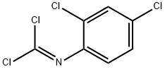 (2,4-dichlorophenyl)imidocarbonyl dichloride Struktur