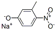 sodium 4-nitro-m-cresolate Struktur