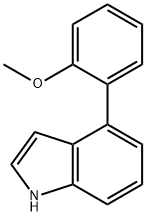 4-(2-Methoxy-phenyl)-1H-indole Struktur